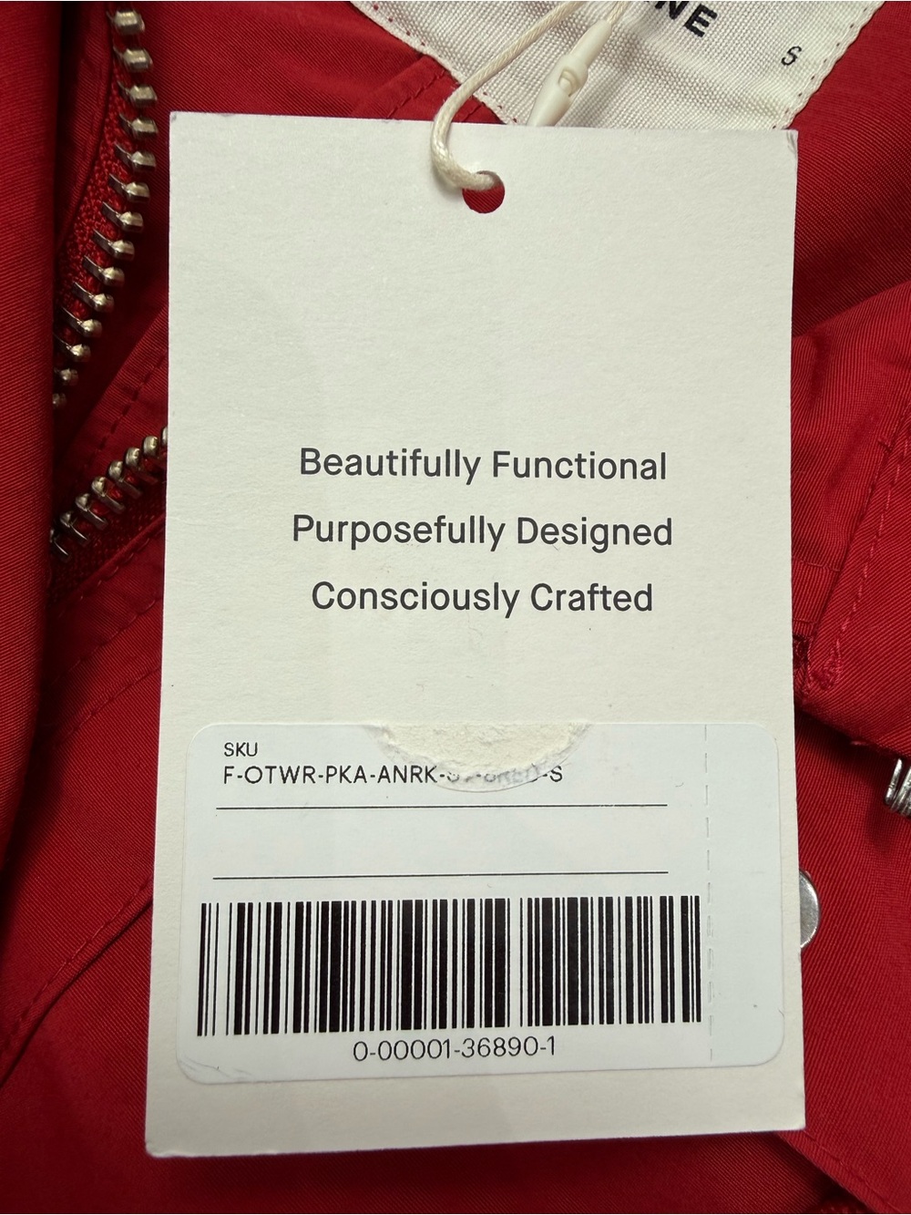 Everlane Red Utility Jacket - Picture 8 of 11